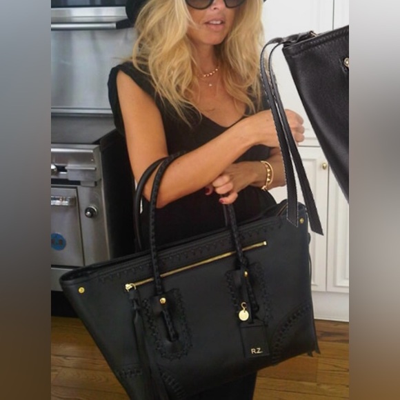 NWT’s Rachel Zoe Sherpa fall tote bag with card case and tassel key chain. - Picture 4 of 13